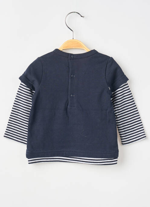 T-shirt bleu ELLE EST OU LA MER garçon