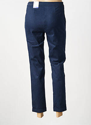 Pantalon 7/8 stretch taille normale bleu FRANK WALDER femme