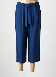 Pantacourt taille élastique taille normale bleu THOMAS RABE femme