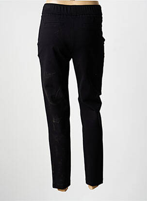 Pantalon slim taille élastique taille normale noir ANNA MONTANA femme