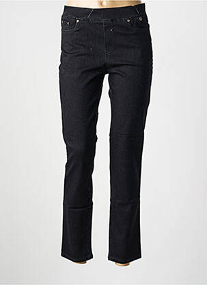 Jegging tissage popeline taille normale noir ANNA MONTANA femme