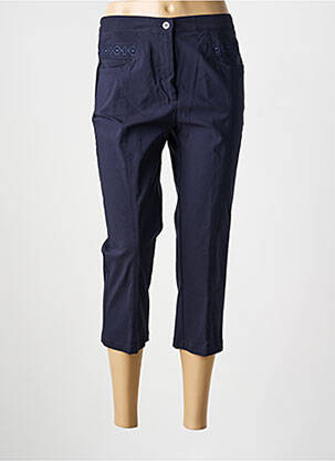 Pantacourt stretch taille normale bleu TELMAIL femme