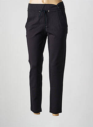 Pantalon slim taille élastique taille normale noir ANNA MONTANA femme