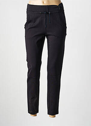 Pantalon slim taille élastique taille normale noir ANNA MONTANA femme