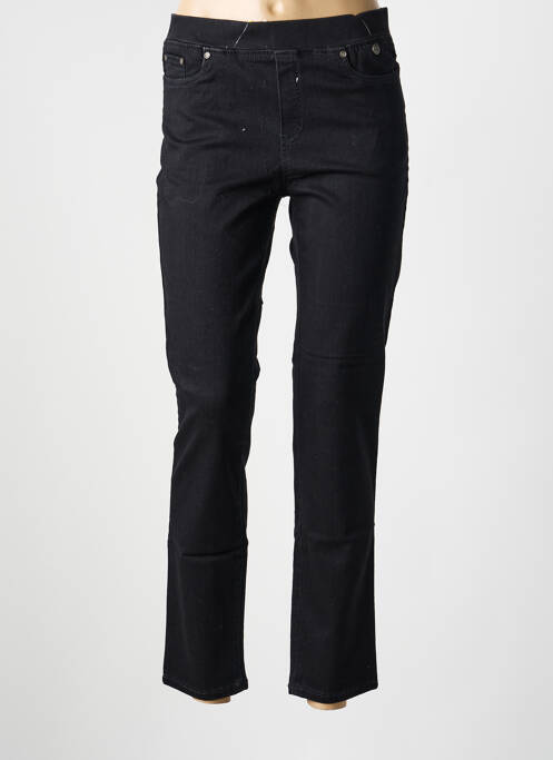 Jegging tissage popeline taille normale noir ANNA MONTANA femme