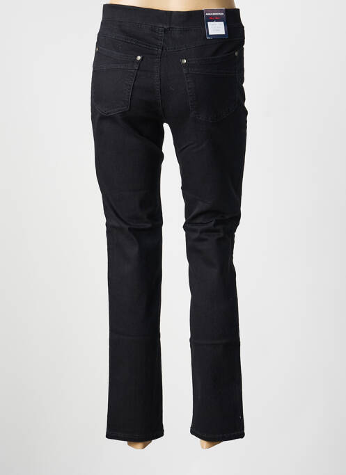 Jegging tissage popeline taille normale noir ANNA MONTANA femme