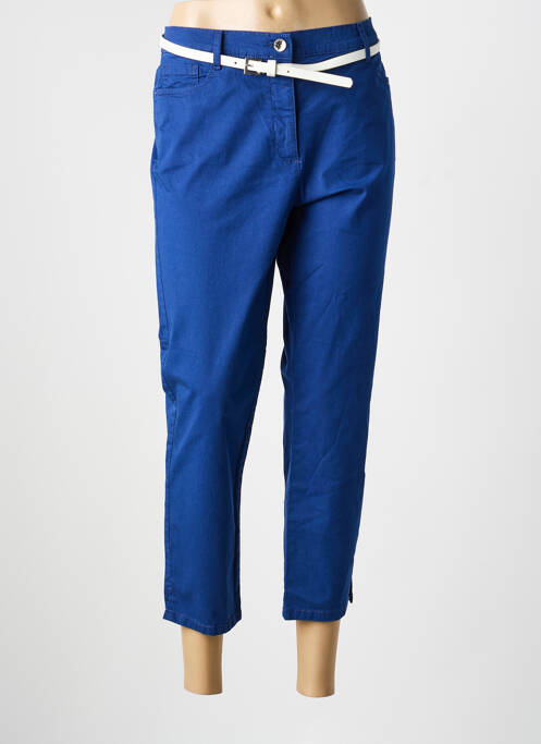 Pantacourt stretch taille normale bleu BETTY BARCLAY femme