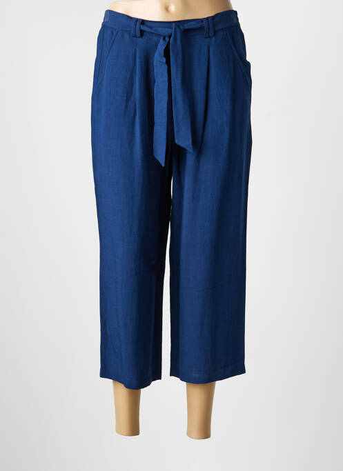 Pantacourt taille élastique taille normale bleu THOMAS RABE femme