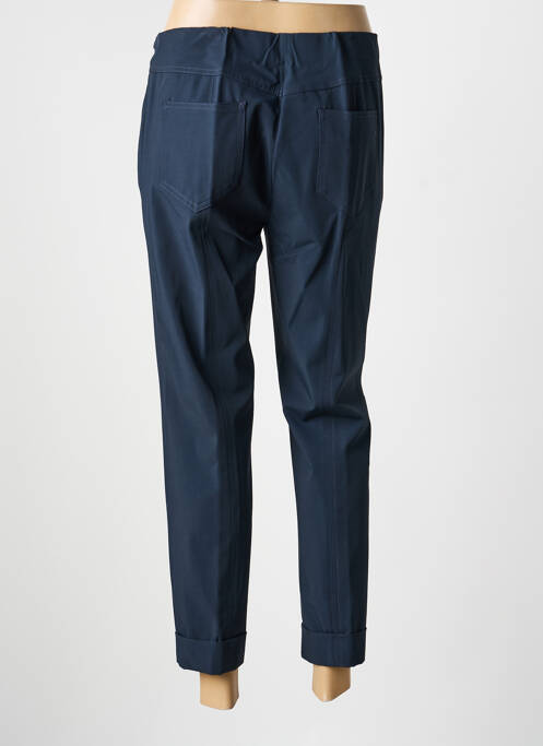 Pantalon 7/8 stretch taille normale bleu JEAN GABRIEL femme