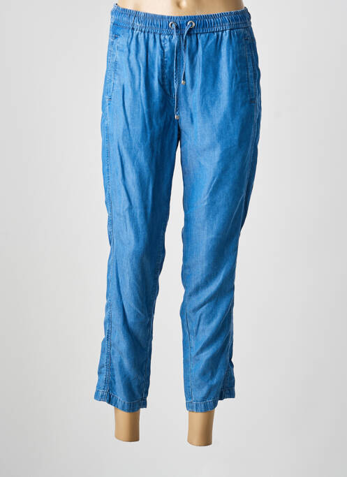 Pantalon 7/8 taille élastique taille normale bleu THOMAS RABE femme