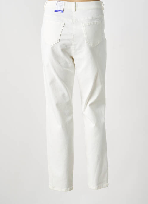 Pantalon slim stretch taille normale beige FRANK WALDER femme