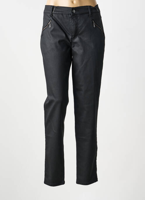 Pantalon slim stretch taille normale noir ANNA MONTANA femme