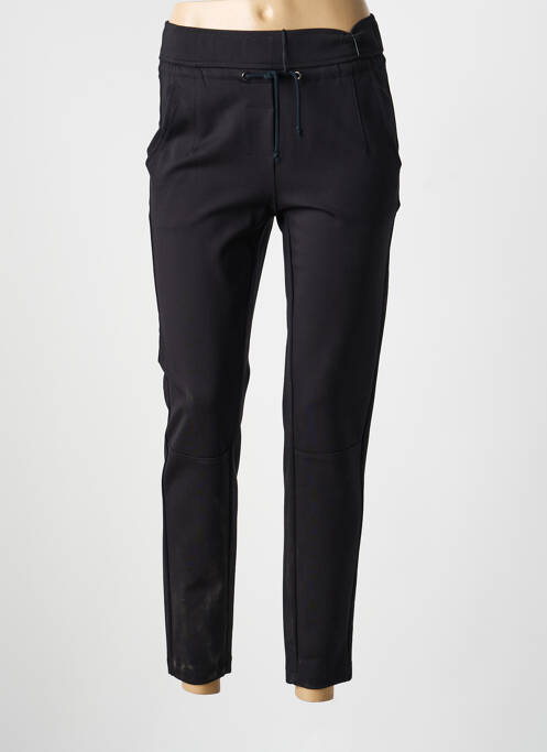 Pantalon slim taille élastique taille normale noir ANNA MONTANA femme