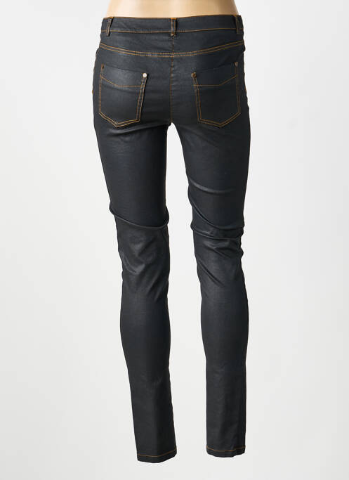 Pantalon slim tissage popeline taille normale noir MERI & ESCA femme