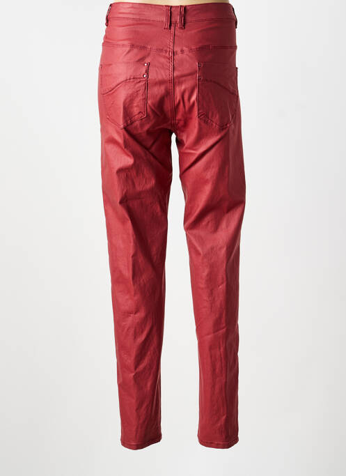 Pantalon slim stretch taille normale rouge JEAN GABRIEL femme