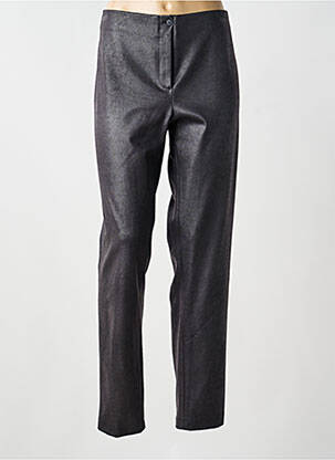 Pantalon droit stretch taille normale noir GUY DUBOUIS femme