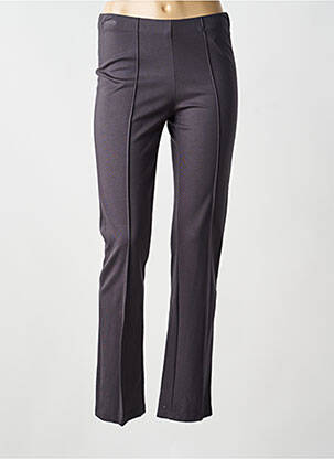 Pantalon droit stretch taille normale gris BARBARA LEBEK femme