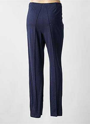 Pantalon droit stretch taille normale bleu BARBARA LEBEK femme