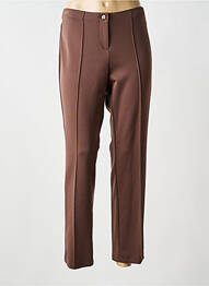 Pantalon droit stretch taille normale marron BARBARA LEBEK femme