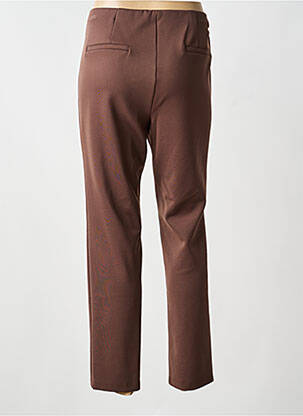 Pantalon droit stretch taille normale marron BARBARA LEBEK femme