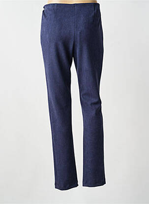 Pantalon droit stretch taille normale bleu GUY DUBOUIS femme