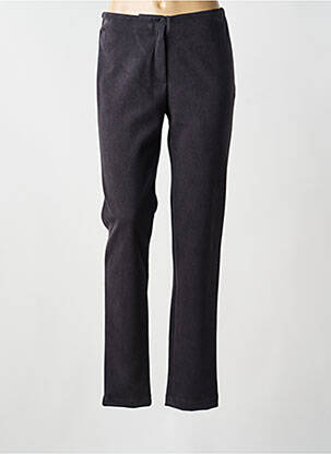 Pantalon droit stretch taille normale noir GUY DUBOUIS femme