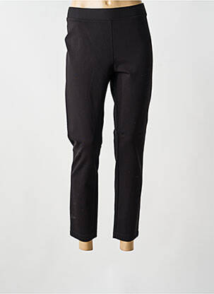 Pantalon 7/8 stretch taille normale noir ARONA femme