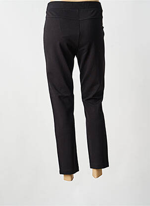 Pantalon 7/8 stretch taille normale noir ARONA femme