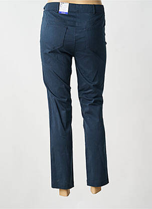 Pantalon 7/8 stretch taille normale bleu FRANK WALDER femme