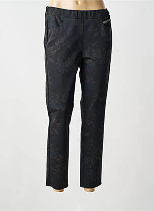 Pantalon 7/8 stretch taille normale noir FRANK WALDER femme