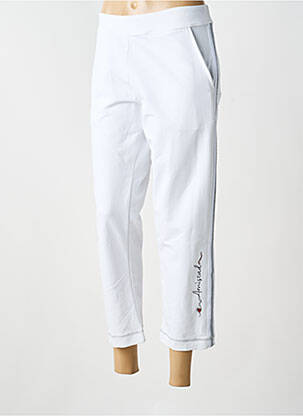 Pantacourt stretch taille normale blanc DOLCEZZA femme