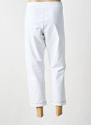 Pantacourt stretch taille normale blanc DOLCEZZA femme