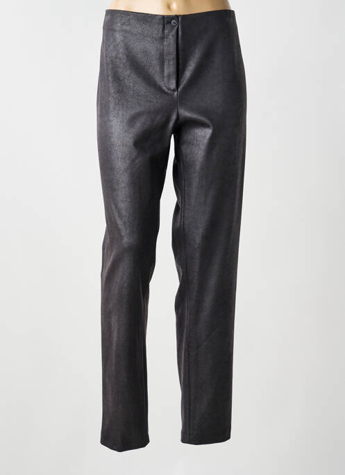 Pantalon droit stretch taille normale noir GUY DUBOUIS femme