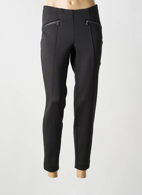 Pantalon 7/8 stretch taille normale noir BARBARA LEBEK femme