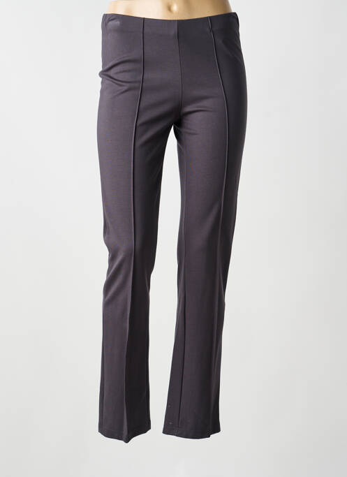 Pantalon droit stretch taille normale gris BARBARA LEBEK femme