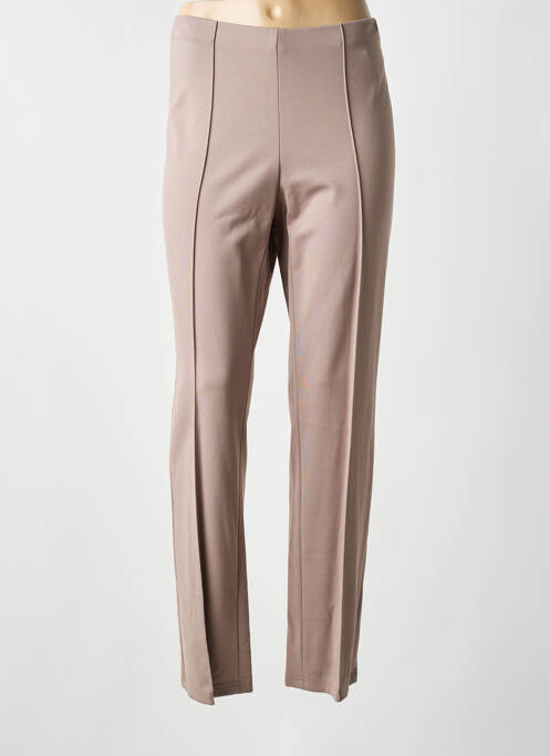 Pantalon droit stretch taille normale beige BARBARA LEBEK femme