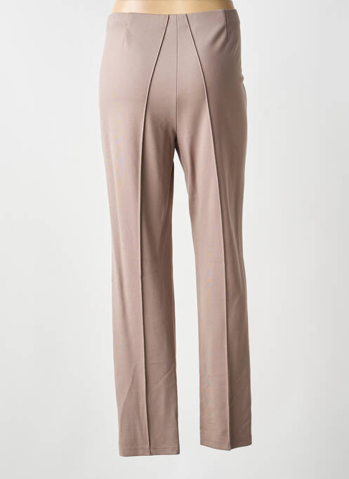 Pantalon droit stretch taille normale beige BARBARA LEBEK femme
