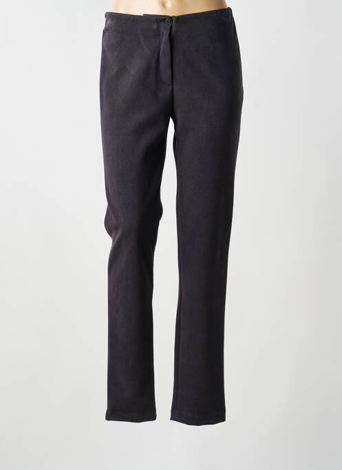 Pantalon droit stretch taille normale noir GUY DUBOUIS femme