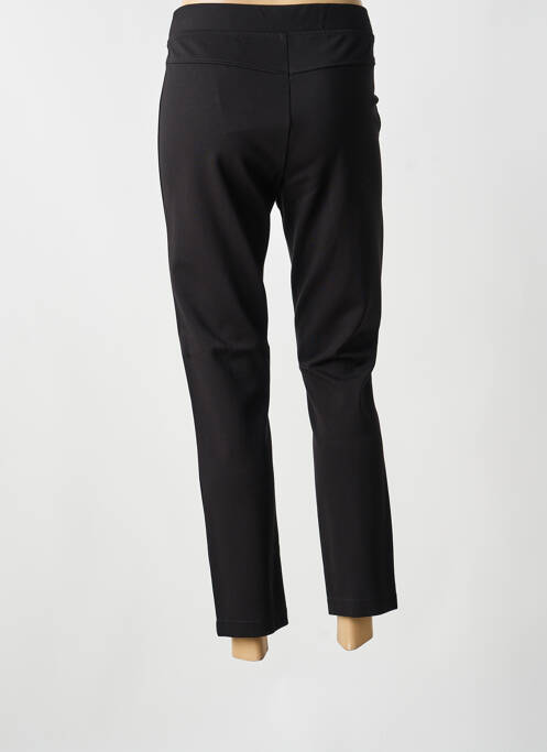 Pantalon 7/8 stretch taille normale noir ARONA femme