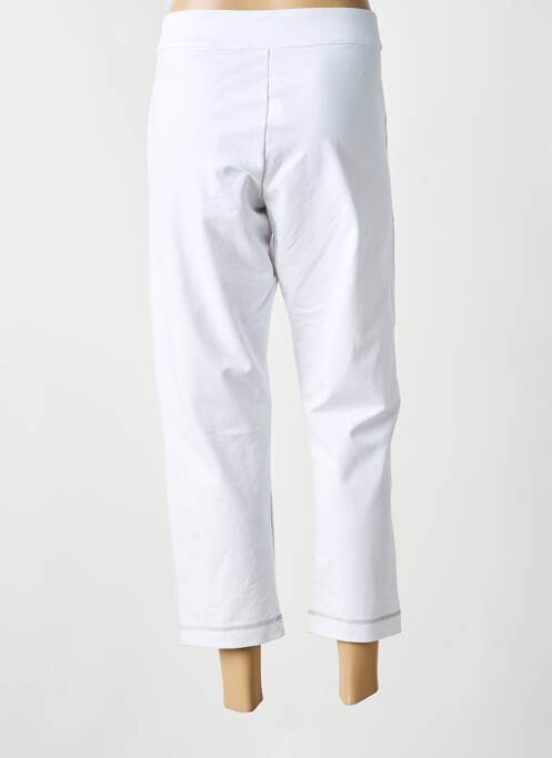 Pantacourt stretch taille normale blanc DOLCEZZA femme