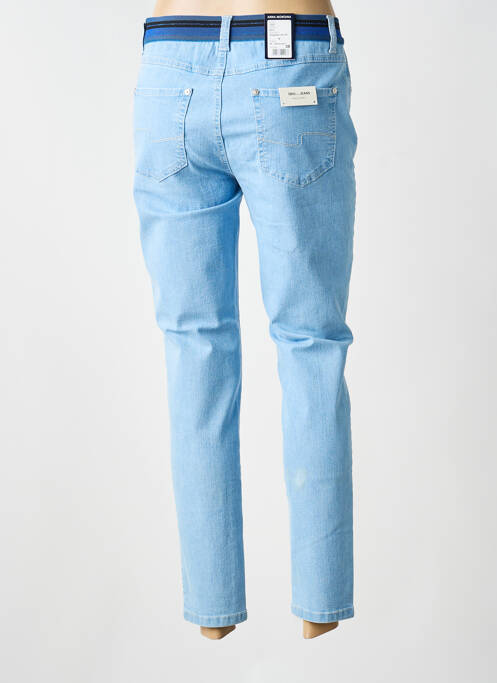 Jeans coupe slim stretch taille normale bleu ANNA MONTANA femme