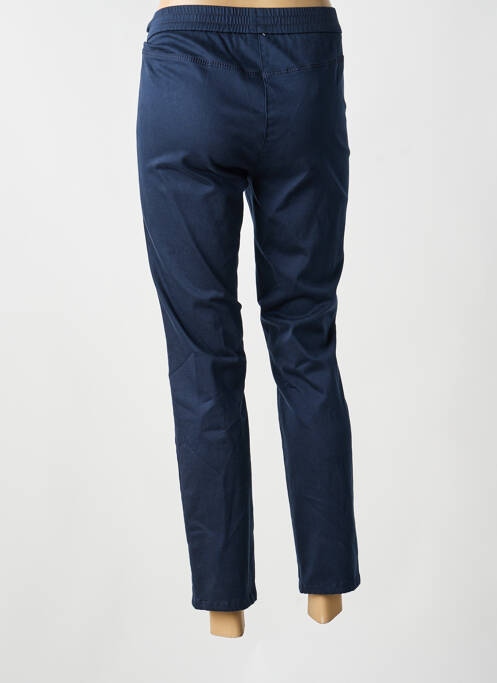 Pantalon 7/8 stretch taille normale bleu FRANK WALDER femme