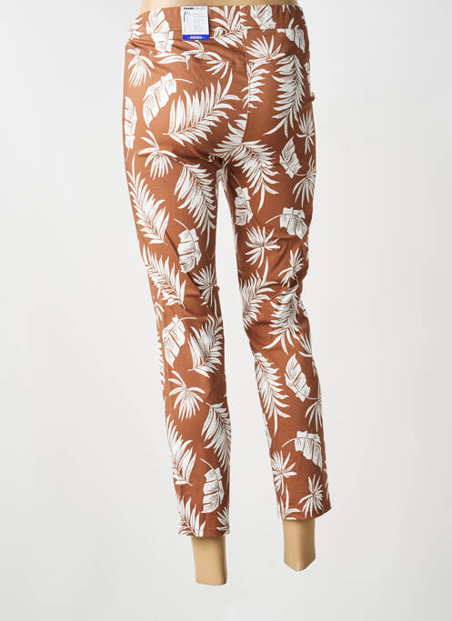 Pantalon 7/8 marron FRANK WALDER femme