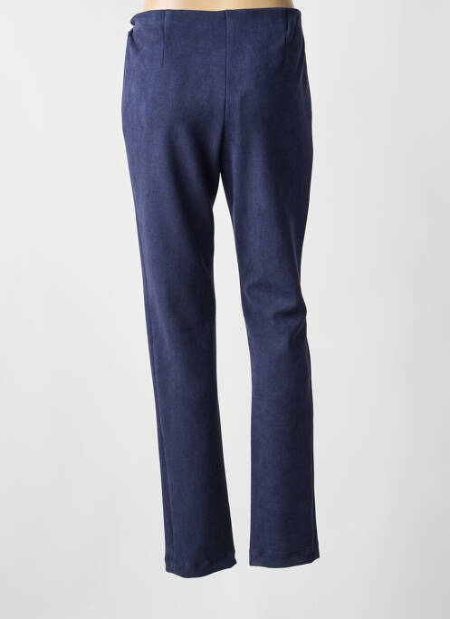 Pantalon droit bleu GUY DUBOUIS femme