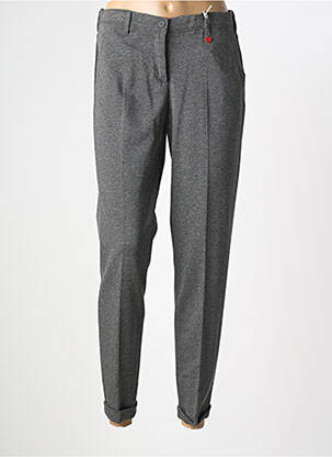 Pantalon slim stretch taille normale gris INVISIBLE femme