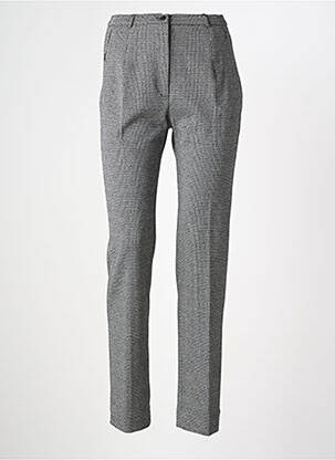 Pantalon slim tissage popeline taille normale noir GUY DUBOUIS femme