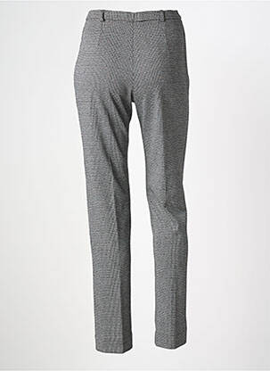 Pantalon slim tissage popeline taille normale noir GUY DUBOUIS femme