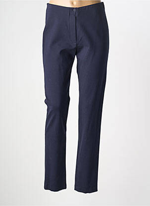 Pantalon slim taille élastique taille normale bleu GUY DUBOUIS femme