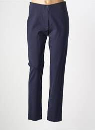 Pantalon slim taille élastique taille normale bleu GUY DUBOUIS femme