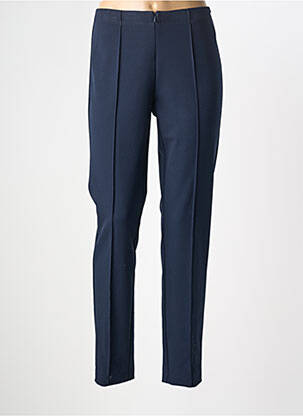 Pantalon slim taille élastique taille normale bleu FRANK WALDER femme